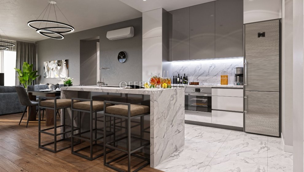 LUXURY TWO BEDROOM SEA VIEW PENTHOUSE WITH ROOF GARDEN FOR SALE LOCATED MOUTAGIAKKA AREA - 5