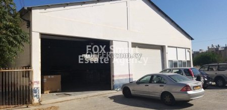 Warehouse factory In Pallouriotissa Nicosia Cyprus