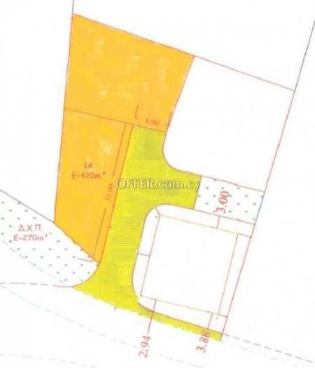 New For Sale €60,000 Plot Dali Nicosia - Main Photo