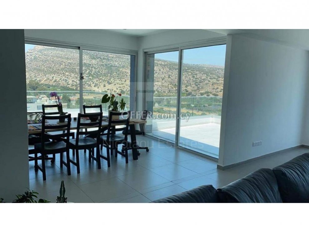 Penthouse for sale in Germasogia area with common swimming pool and sea view - 4