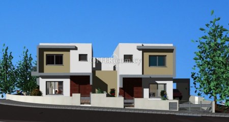 3 BEDROOM MODERN DESIGN LINKED DETACHED HOUSE UNDER CONSTRUCTION IN PALODIA - 4