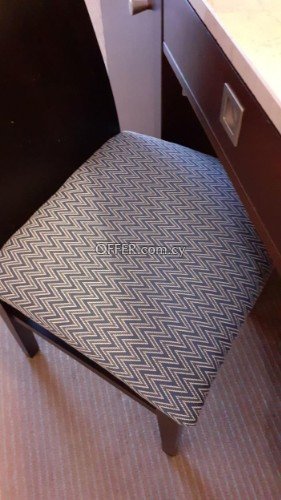 Chairs (Brown/Blue/ Striped Blue/ Beige) - 4