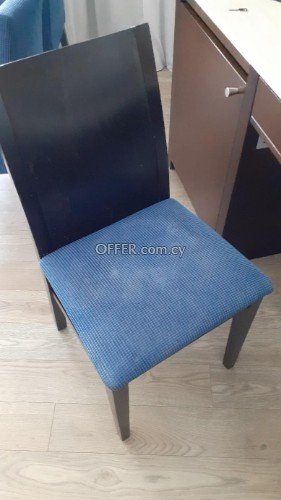Chairs (Brown/Blue/ Striped Blue/ Beige) - 3