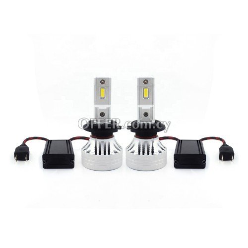 Super bright headlights for cars best H4 H7 9005 H11 LED kit all in one fan design - 2