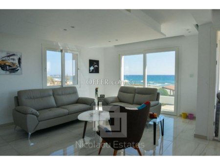 Three bedroom spacious apartment for sale on the seafront of Limassol with unobstructed sea views
