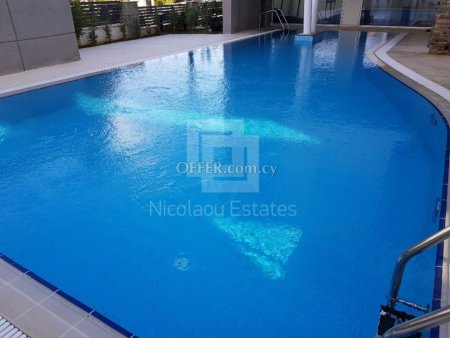 Brand new 3 bedroom apartment in a building with swimming pool and gym in Potamos Germasogias