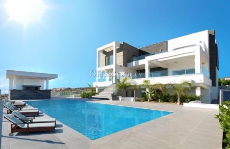 Luxury Seaview Villa in Germasogia for Sale