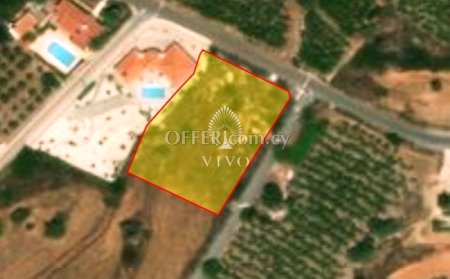 RESIDENTIAL PLOT WITH SEA VIEW 600 M FROM THE SEA IN PEGEIA
