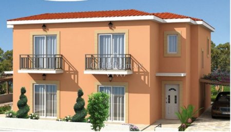 3 BEDROOM SEMI  DETACHED HOUSE UNDER CONSTRUCTION IN GEROSKIPOU (49B)