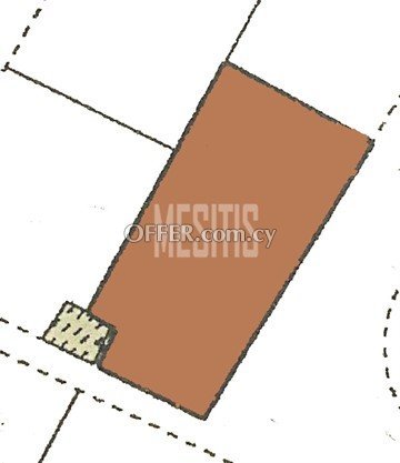 Plot Of 591 Sq.M.  In Kaimakli, Nicosia