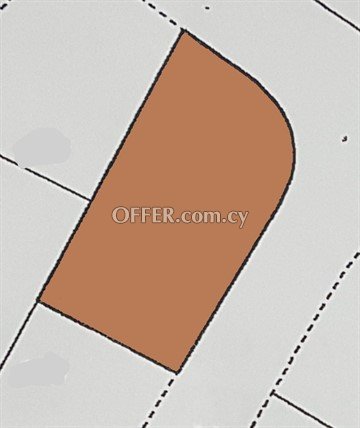 Corner Plot Of 623 Sq.M.  In Kaimakli, Nicosia