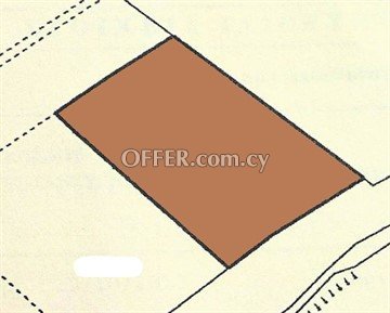 Plot Of 840  Sq.M.  In Pallouriotissa, Nicosia - In A dead End - 1