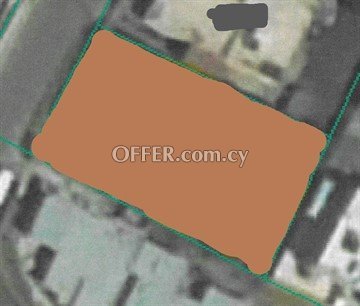 Residential Plot Of 591 Sq.M.  In Lakatameia - Near Pefkou