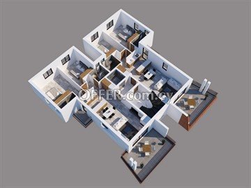 Ready To Move In 2 Bedroom Apartment  In Strovolos, Nicosia