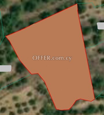 Piece Of Land Of 4348 Sq.M.  In Klirou - 1