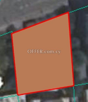 Commercial Plot Of 520 Sq.M.  In Agios Dometios, Nicosia