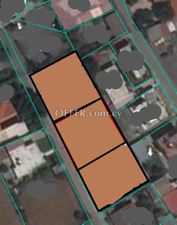3 Plots Of 1960 Sq.M.  In Kato Deftera, Nicosia - Next To Each Other - 1