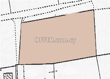 Large Residential Piece Of Land Of 3383 Sq.M.  In Paliometocho
