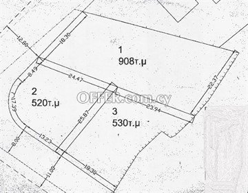 Plot Of 520 Sq.m.  In Kokkinotrimithia, Nicosia