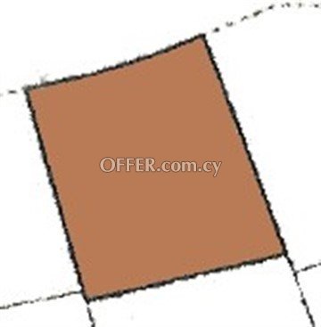 Large Residential Plot Of 595 Sq.M.  In Egkomi