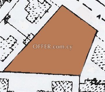 Large Commercial Plot Of 1091 Sq.M.  Near Larnakos Avenue In Nicosia - 1