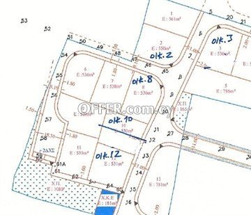 Plot Of 550 Sq.M.  In Lakatameia, Nicosia