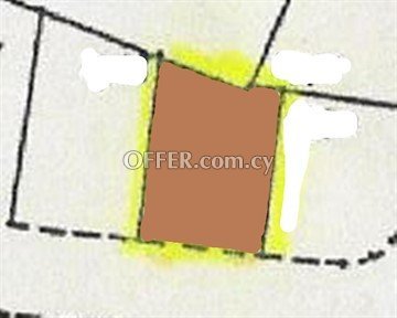 Plot Of 555 Sq.M.  In Strovolos, Nicosia