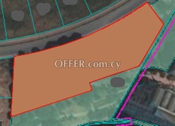 Plot Of 3943 Sq.M.  In Strovolos, Logos Area Nicosia - Next To Green A - 1