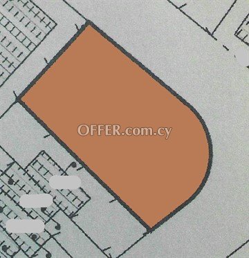 Corner Plot Of 530 Sq.M.  In Paralimni, Ammochostos - Few Minutes Away