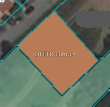 Plot Of 599 Sq.M.  In Archangelos, Nicosia - Next To Green Area - 1