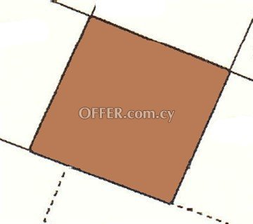 Plot Of 533 Sq.M.  In Ilioupoli Area Nicosia - In A Dead End - Near Ca