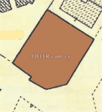 Corner Residential Plot Of 530 Sq.M.  In Strovolos, Nicosia