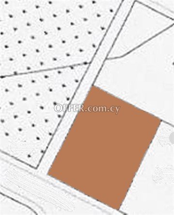 Corner Residential Plot Of 653 Sq.M.  In Strovolos In A Prestigious Ne