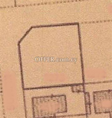 Residential Corner Plot Of 576 Sq.M.  In Agios Dometios - 1