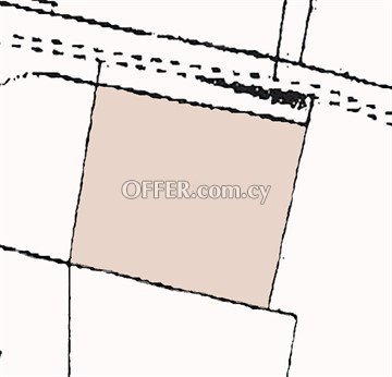 Large Commercial Piece Of Land Of 1858 Sq.M.  In Paliometocho