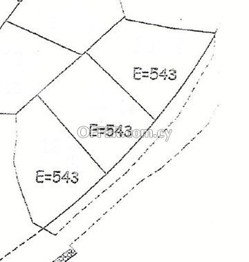 3 Plots  Of 543 Sq. M.  Each, In Pegeia - Paphos With Excellent Sea An