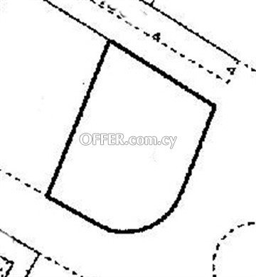 Large Residential Corner Plot Of 549 Sq.M.  Opposite A Small Green Are