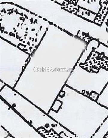 Large Residential Plot Of 878 Sq.M.  Near Archiepiskopou Kyprianoy Str
