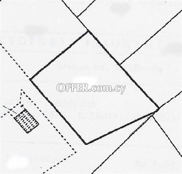 Large Residential Plot Of 701 Sq.M.  In Potamia