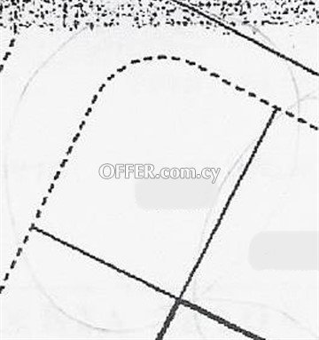 Large Corner Residential Plot Of 583 Sq.M.  Near Zorbas In Anthoupoli 