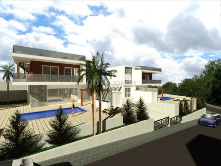 LOVELY 4 BEDROOM KEY READY MODERN DESIGN VILLA  WITH LOFT AND  UNINTERRUPTED SEA VIEWS  IN PAREKLISIA - 3