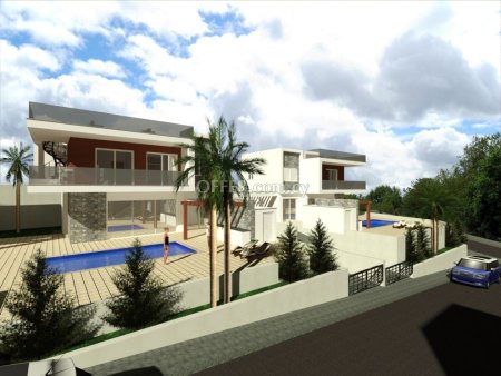 LOVELY 4 BEDROOM FURNISHED  MODERN DESIGN VILLA  WITH LOFT AND  UNINTERRUPTED SEA VIEWS  IN PAREKLISIA - 3