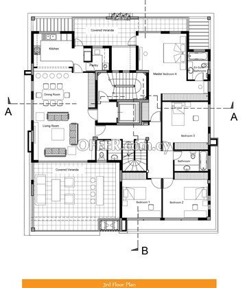 4 Bedroom Apartment  In Agioi Omologites, Nicosia - With Roof Garden 7 - 6