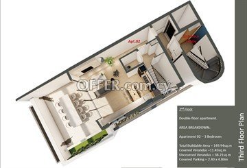  3 Bedroom Apartment  In Engomi, Nicosia - 6