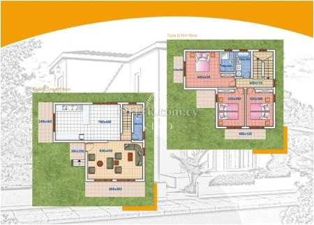 3 BEDROOM SEMI  DETACHED HOUSE UNDER CONSTRUCTION IN GEROSKIPOU - 4