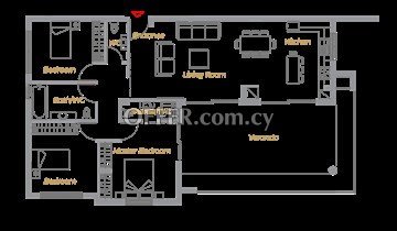3 Bedroom Apartment  In Germasogeia, Limassol - 2