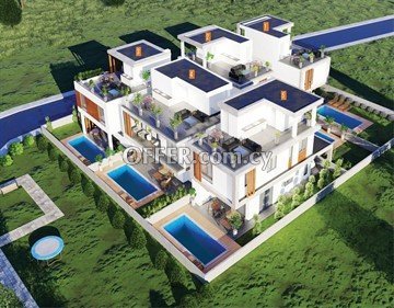 3 Bedroom House With Roof Graden  In Leivadia, Larnaka - 2