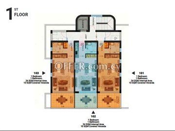 2 Bedroom Apartment  In Mackenzy, Larnaca - 2
