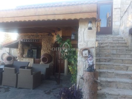 DETACHED 3 BEDROOM STONE  HOUSE WITH LOFT AND S/POOL IN PACHNA VILLAGE - 4