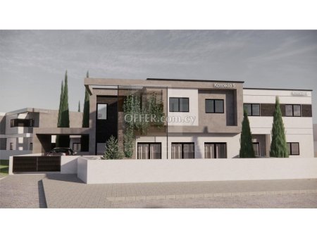 Under construction three bedroom house in Lakatamia with photovoltaic system